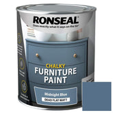 Ronseal Midnight Blue Chalky Furniture Paint - 750ml